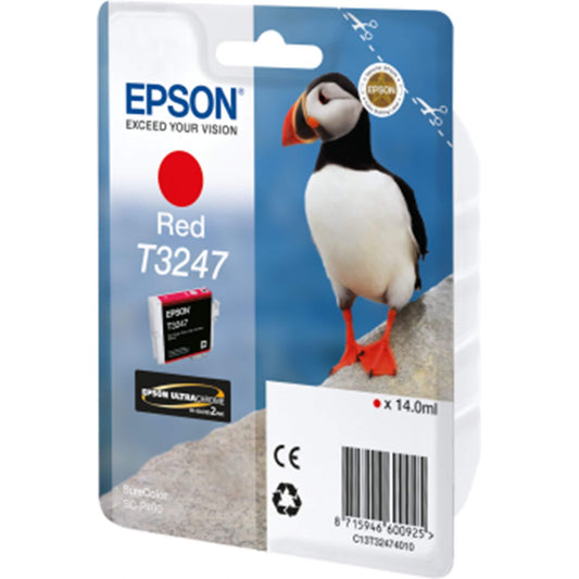 Punainen mustepatruuna: Epson T3247 | Finink.com