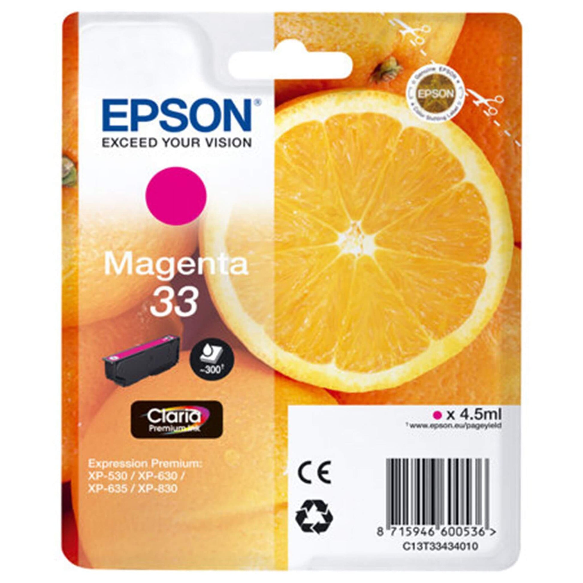 Magenta mustepatruuna: Epson T3343 (33) | Finink.com