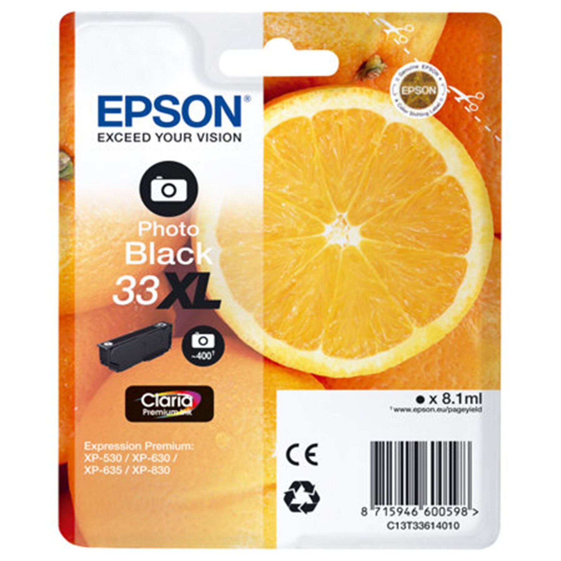Photo musta mustepatruuna: Epson T3361 (33XL) | Finink.com