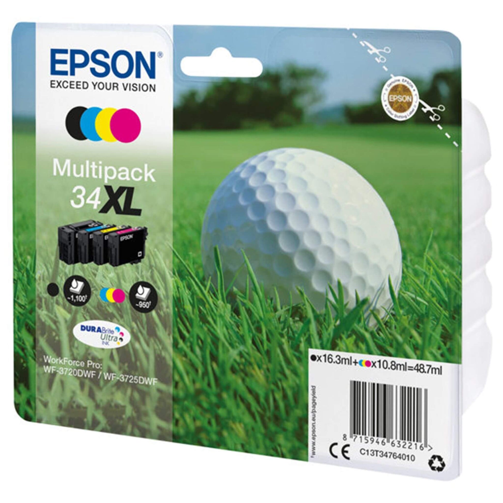 Multipakkaus neljä XL väriä: Epson T3476 | Finink.com
