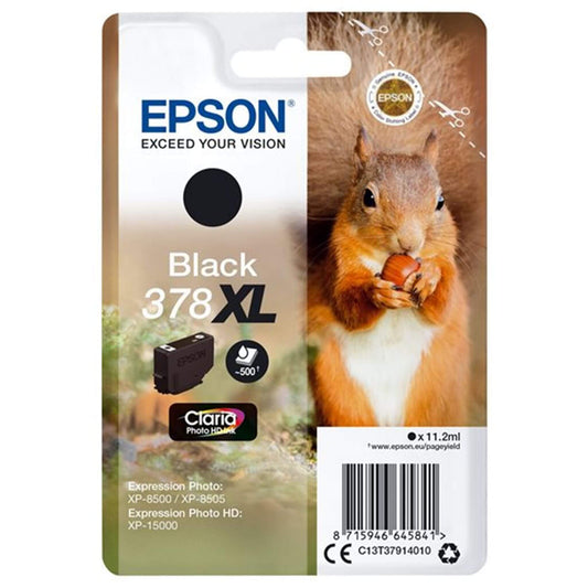 Musta mustepatruuna: Epson T3791 (378 XL) | Finink.com