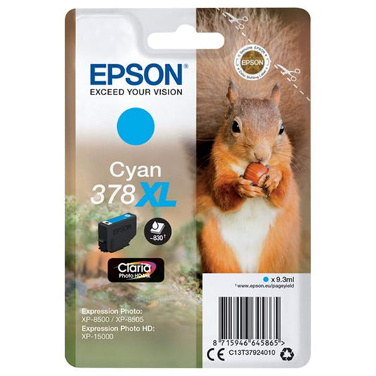 Cyan mustepatruuna: Epson T3792 (378 XL) | Finink.com