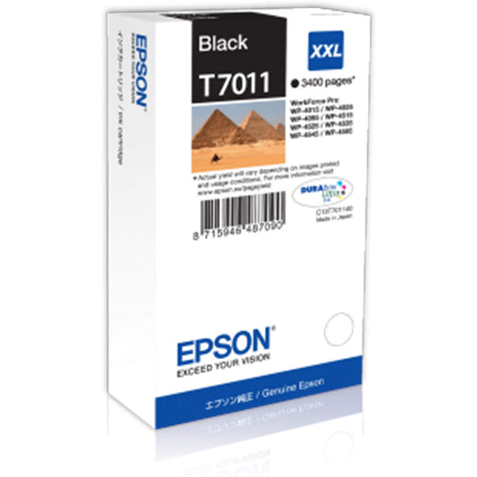 Musta mustepatruuna: Epson T7011 XXL | Finink.com