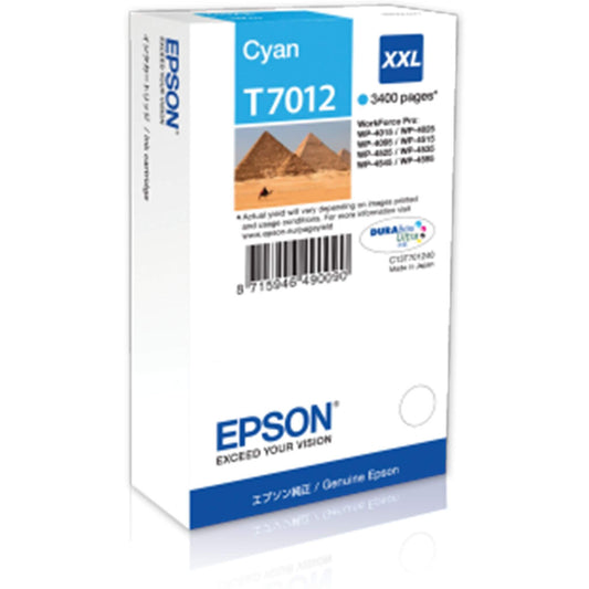 Cyan mustepatruuna: Epson T7012 XXL | Finink.com