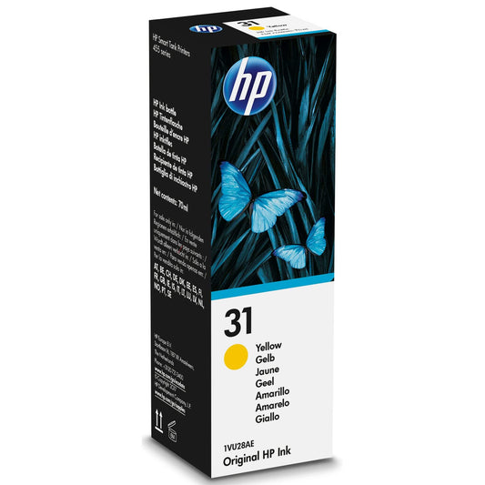 Keltainen mustepullo: HP 1VU28AE (31) | Finink.com