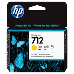 Keltainen mustepetruuna: HP 3ED69A (712)