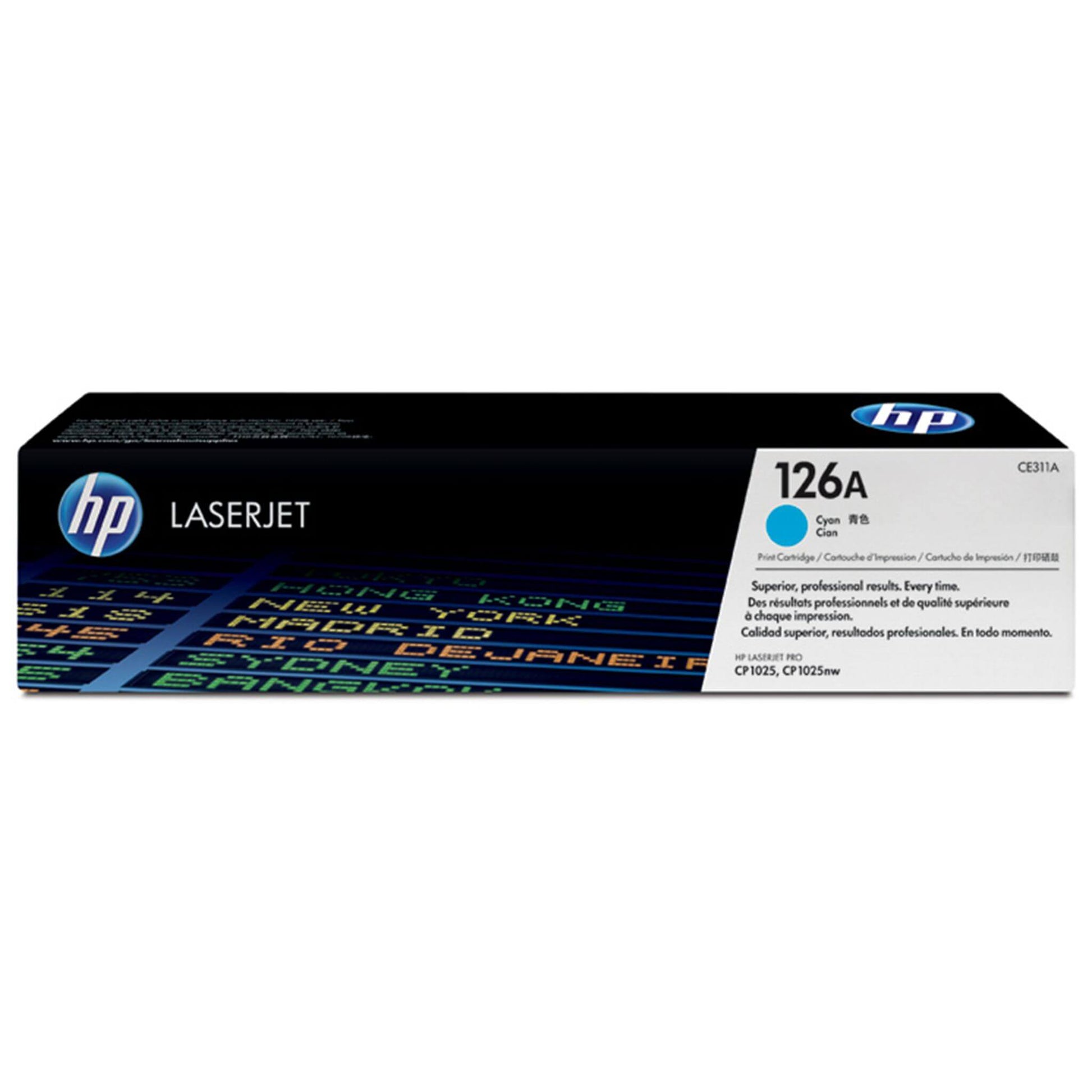 Cyan värikasetti: HP CE311A (HP 126A) | Finink.com