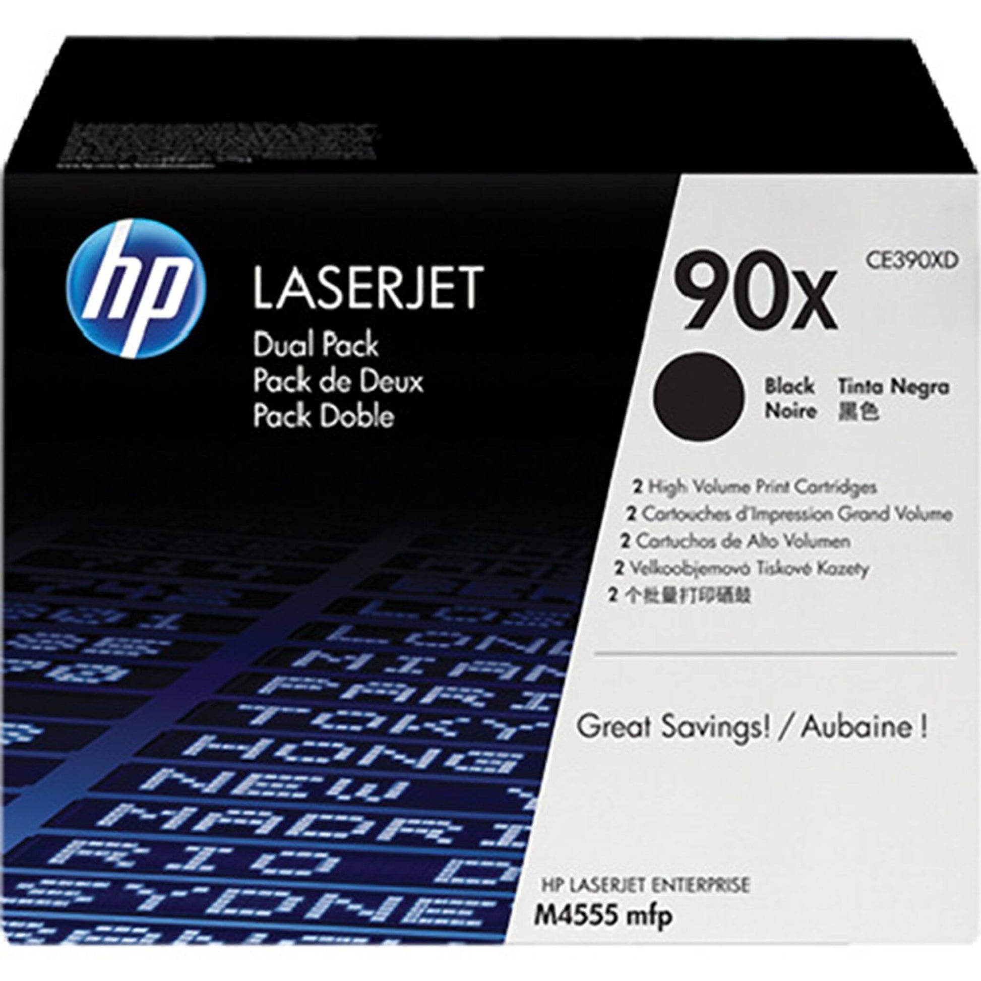 Musta värikasetti: HP CE390XD (HP 90X) | Finink.com
