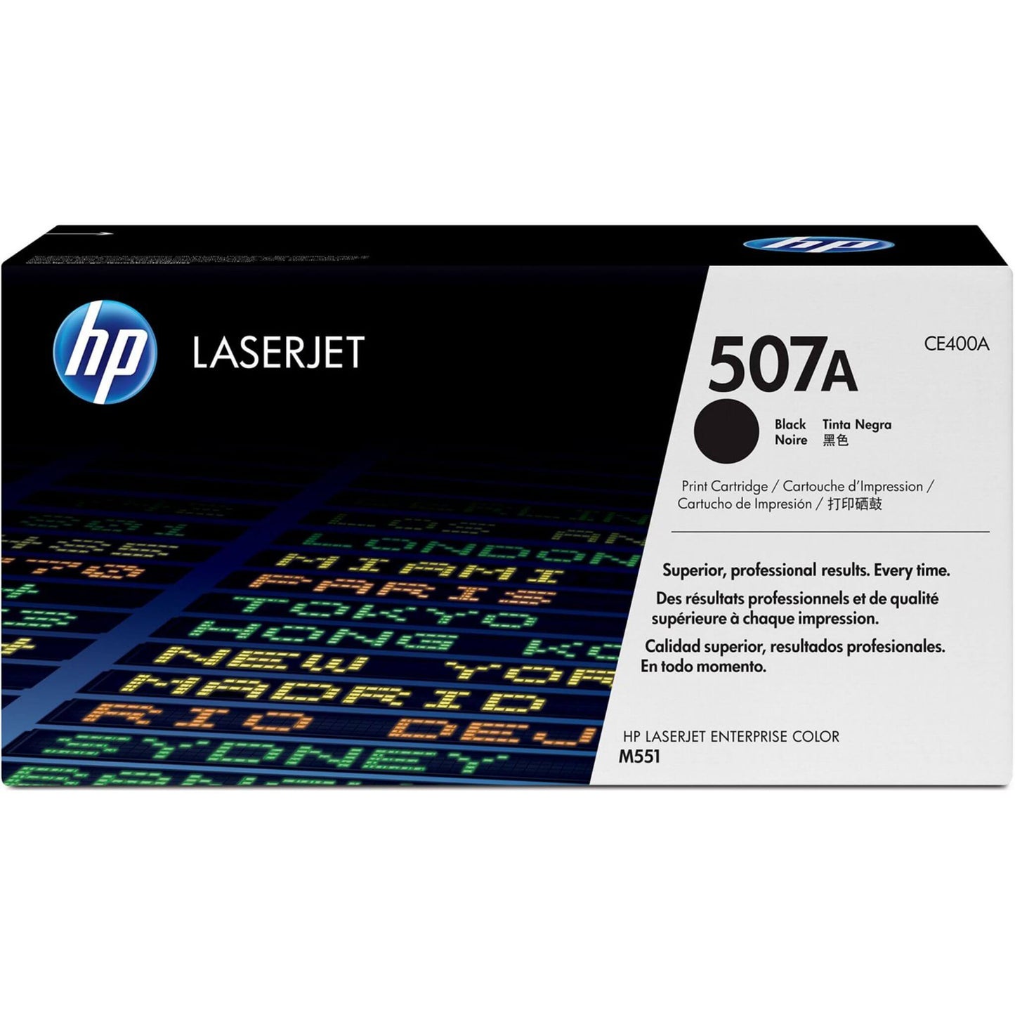 Musta värikasetti: HP CE400A (HP 507A) | Finink.com