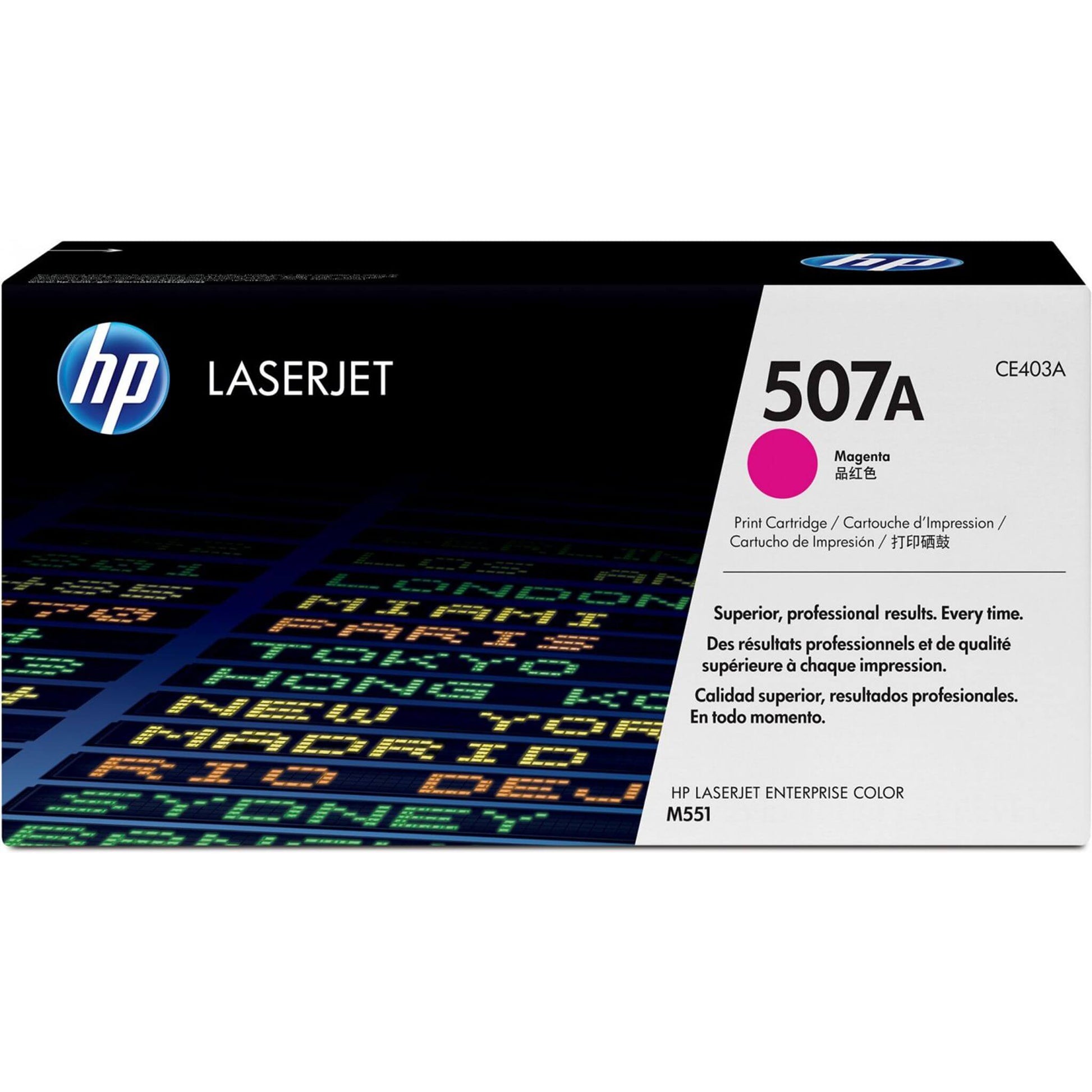 Magenta värikasetti: HP CE403A (HP 507A) | Finink.com
