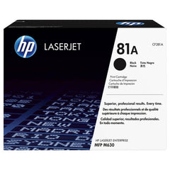 Musta värikasetti: HP CF281A (HP 81A)
