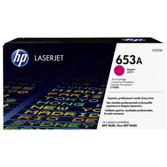 Magenta värikasetti: HP CF323A (HP 653A) | Finink.com