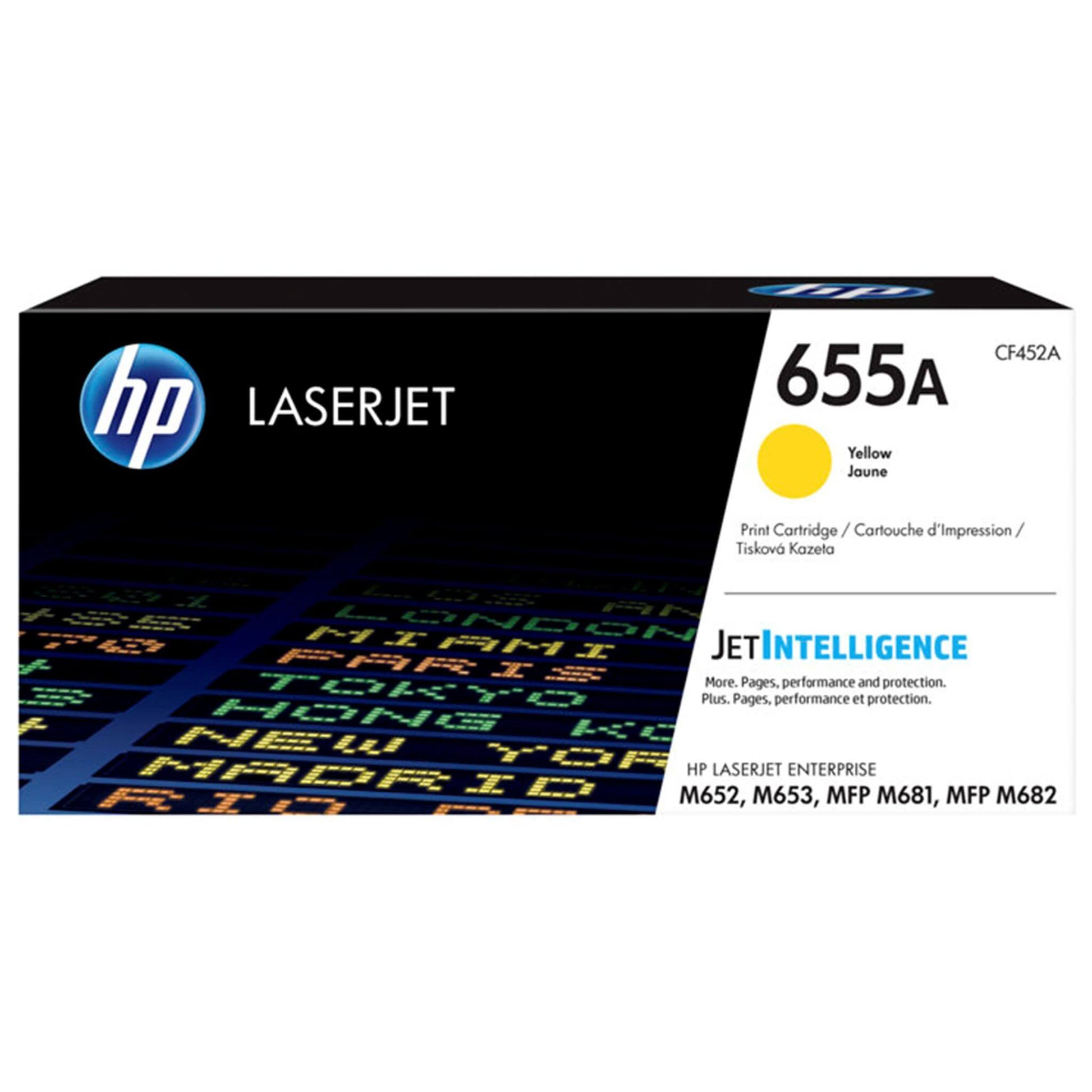 Keltainen värikasetti: HP CF452A (655A) | Finink.com