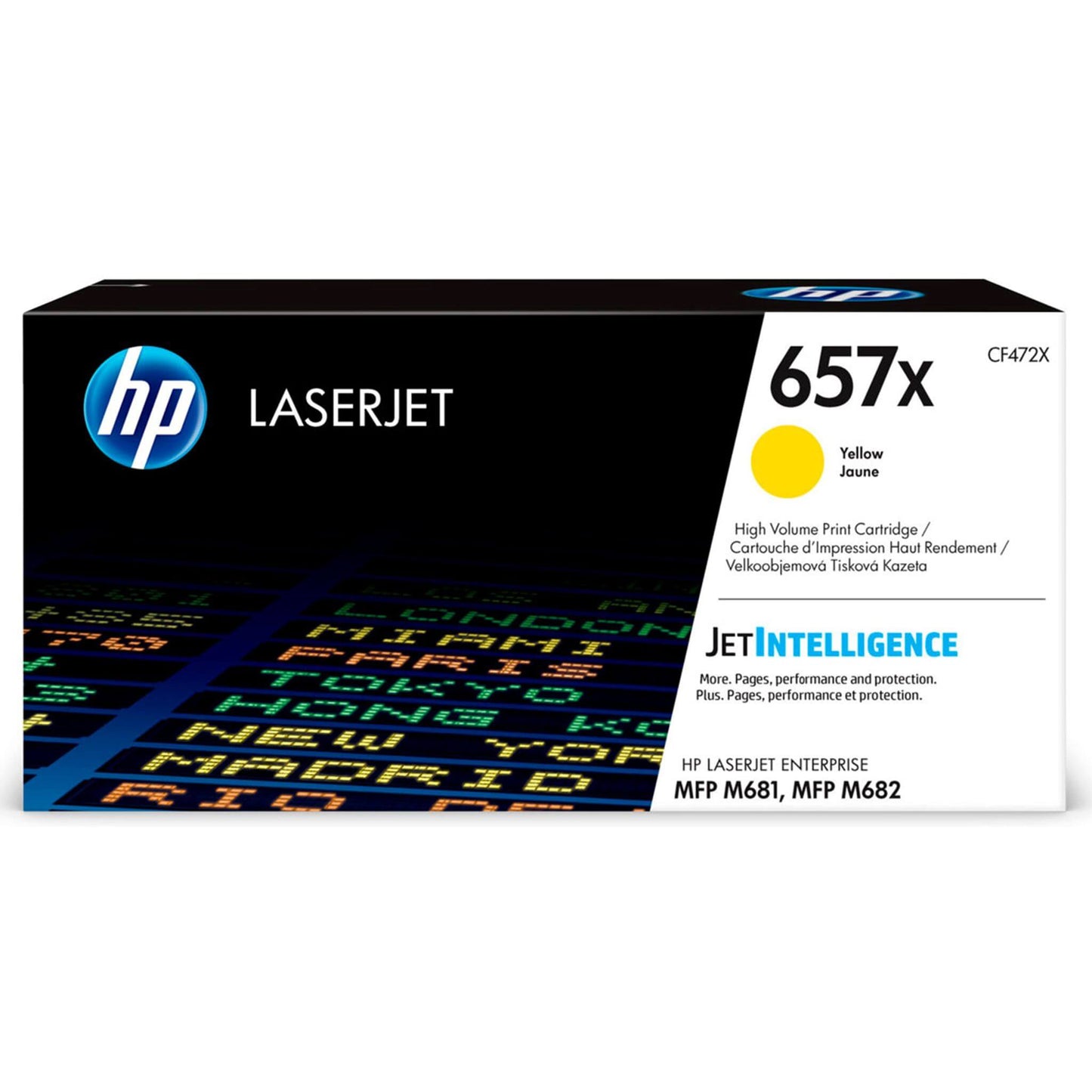 Keltainen värikasetti: HP CF472XC (HP 657X) | Finink.com