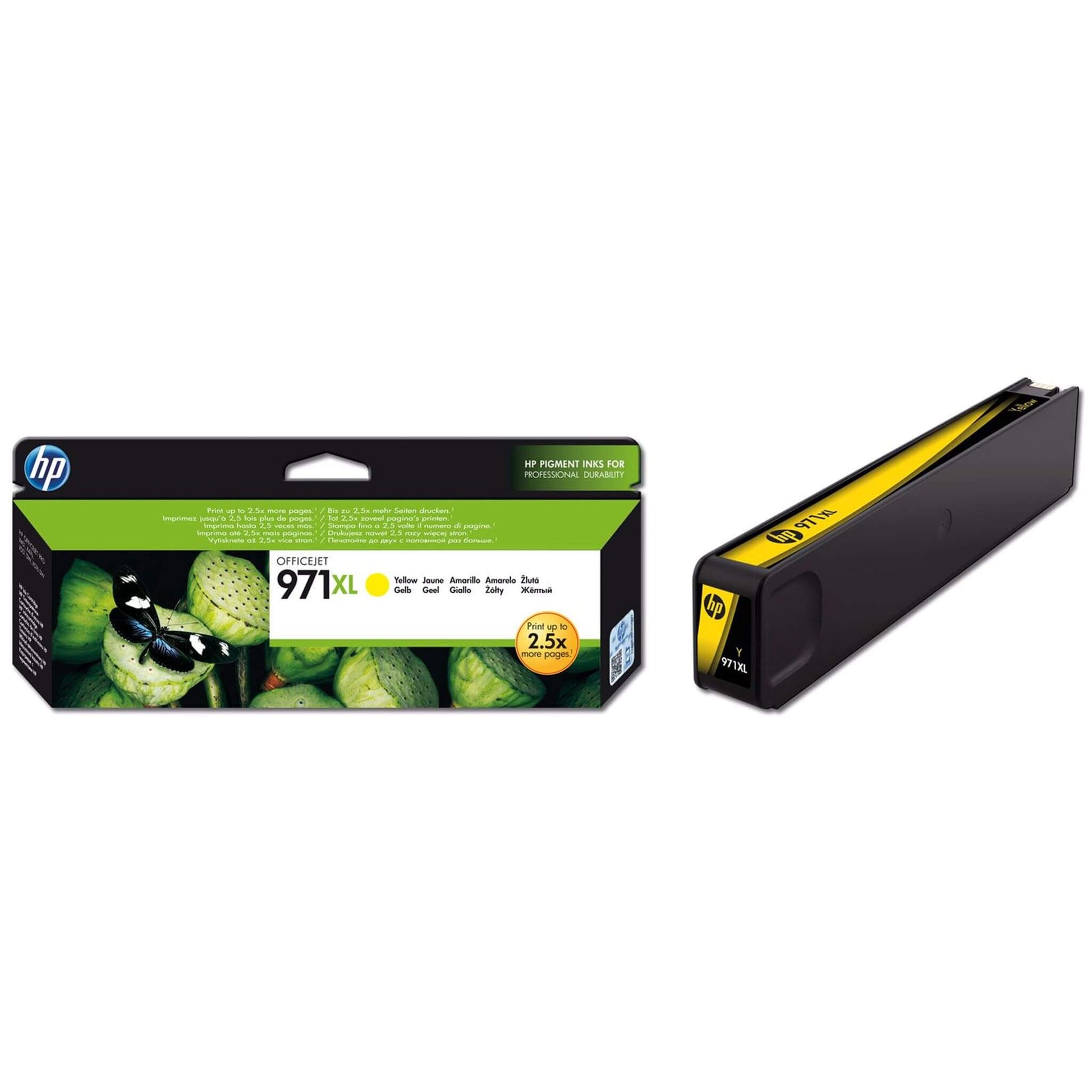 Keltainen mustepatruuna: HP CN628AE (HP 971 XL) | Finink.com