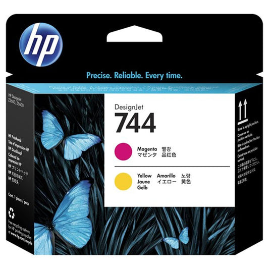 Kirjoituspää, magenta ja keltainen HP F9J87A (744) | Finink.com