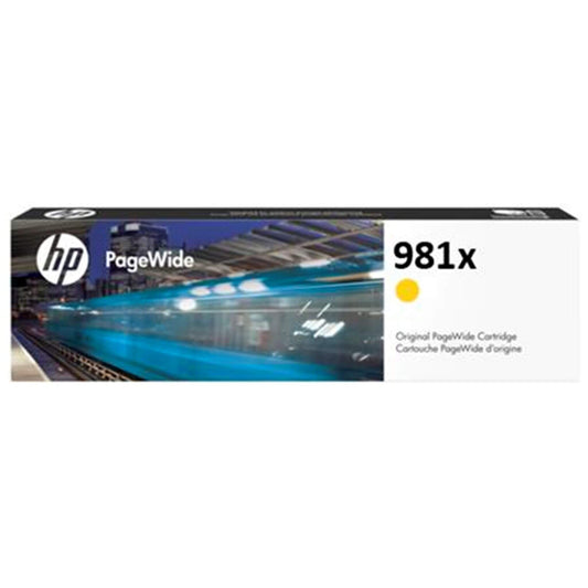 Keltainen mustepatruuna: HP L0R11A (HP 981X) | Finink.com