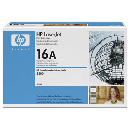 Musta värikasetti: HP Q7516A (HP 16A) | Finink.com