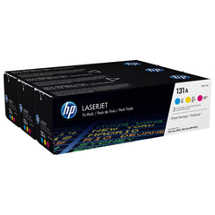 Kolmen värin kasettisarja: HP U0SL1AM (HP 131A CMY)