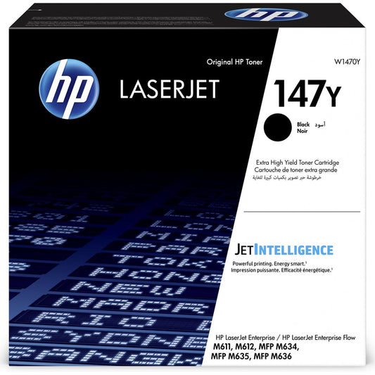 Musta värikasetti: HP W1470Y (147Y) | Finink.com