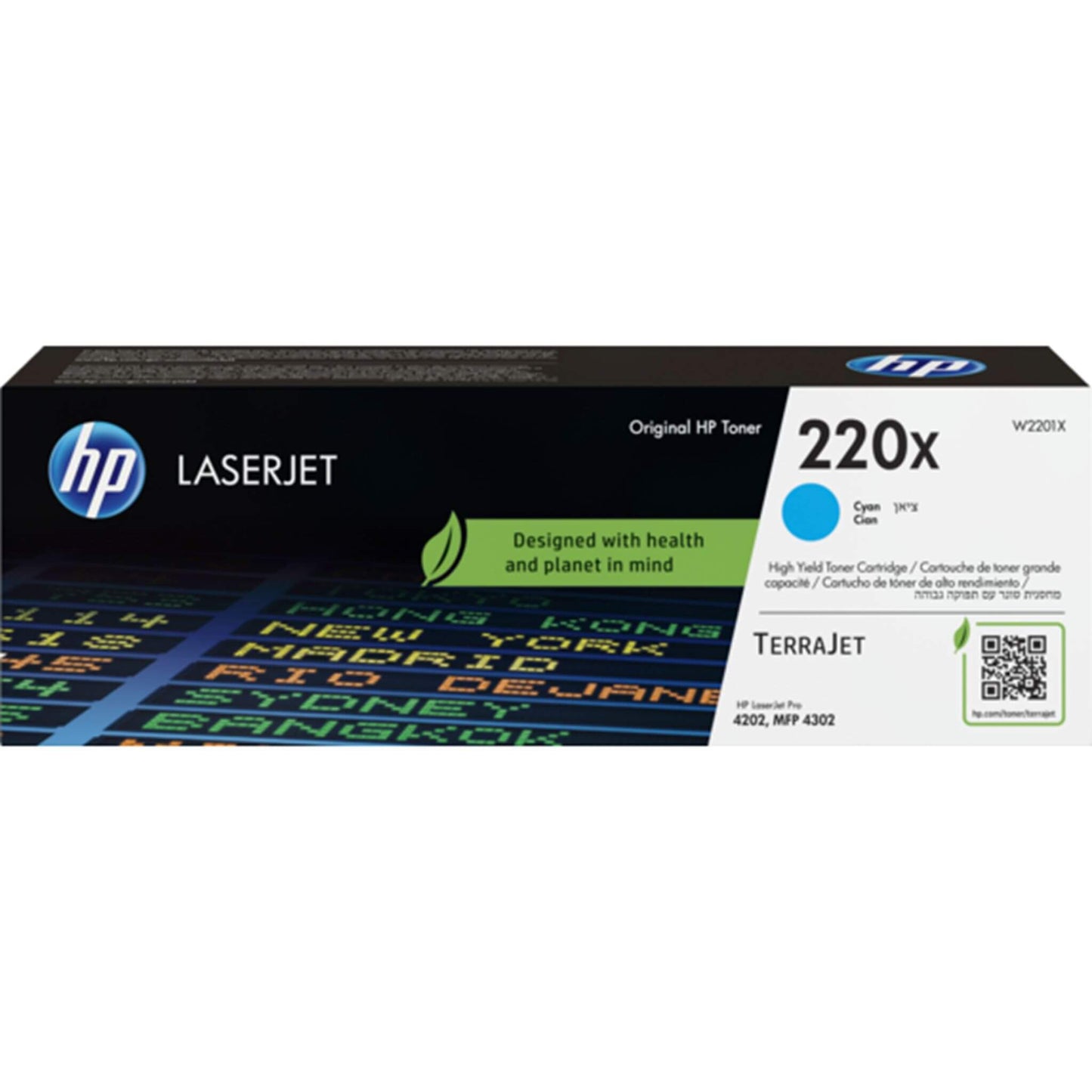 Cyan värikasetti: HP W2201X (220X) | Finink.com