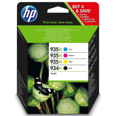 Multipakkaus neljä väriä: HP X4E14AE (HP 934XL/935XL)