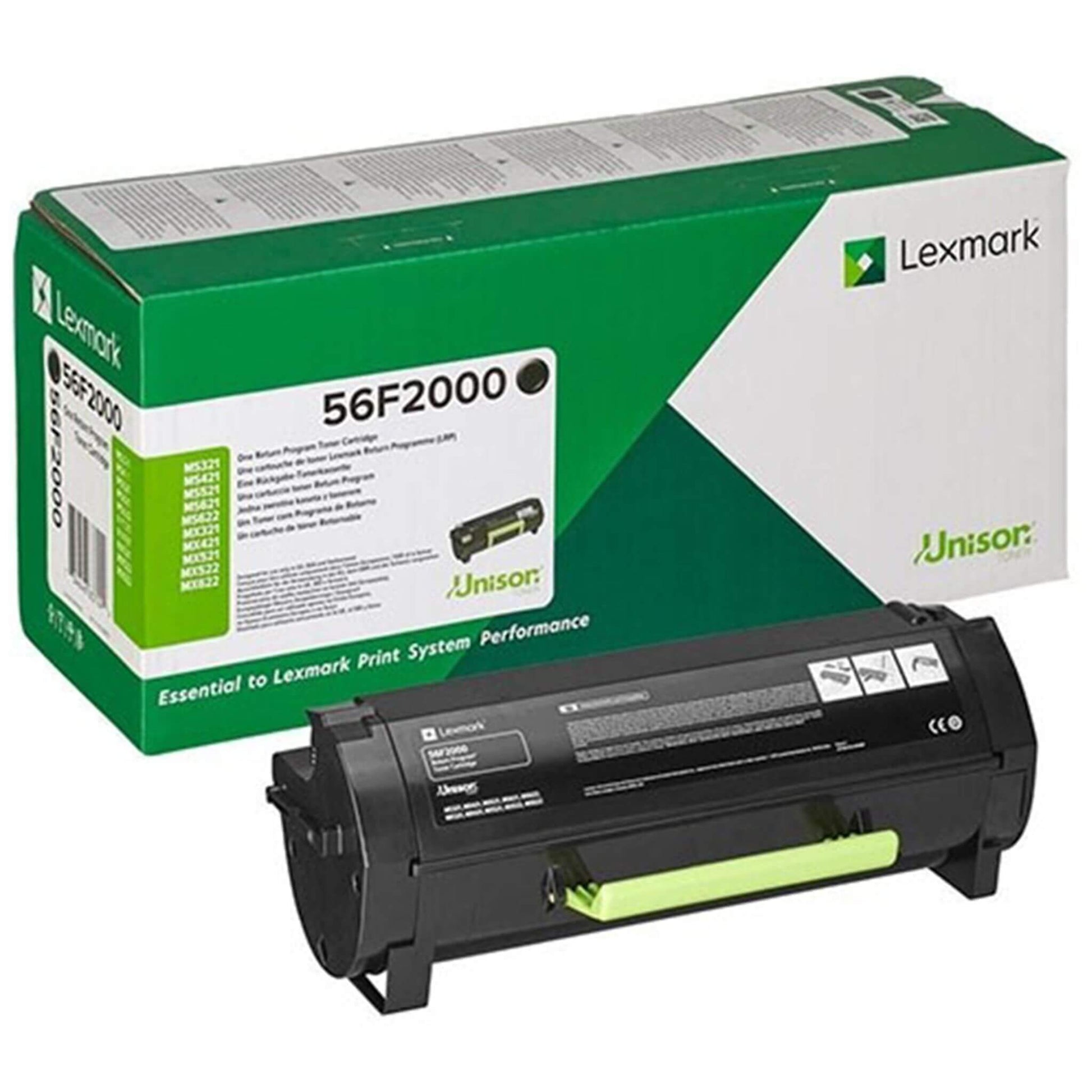 Musta värikasetti: Lexmark 56F2X00 | Finink.com