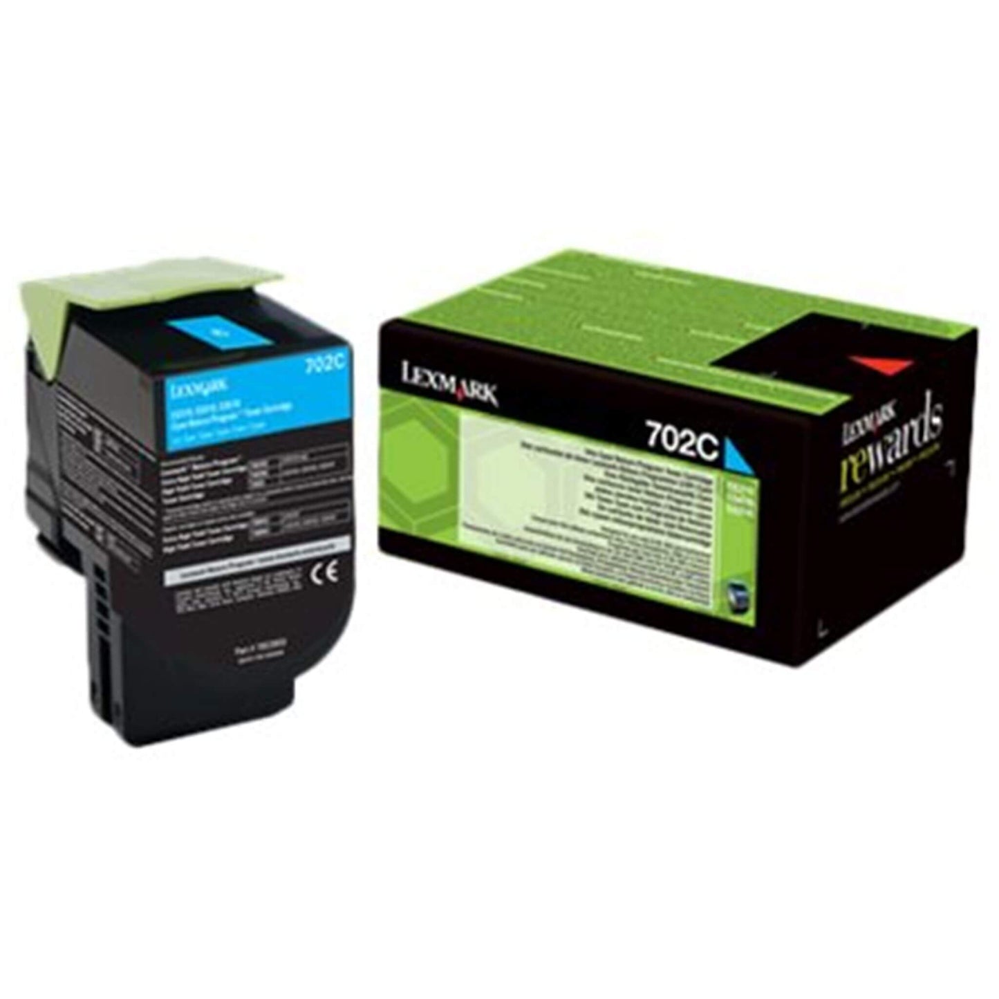 Cyan värikasetti: Lexmark 70C20C0 (702 C) LRP | Finink.com