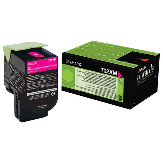 Magenta värikasetti: Lexmark 70C2XM0 (702 XM) LRP | Finink.com