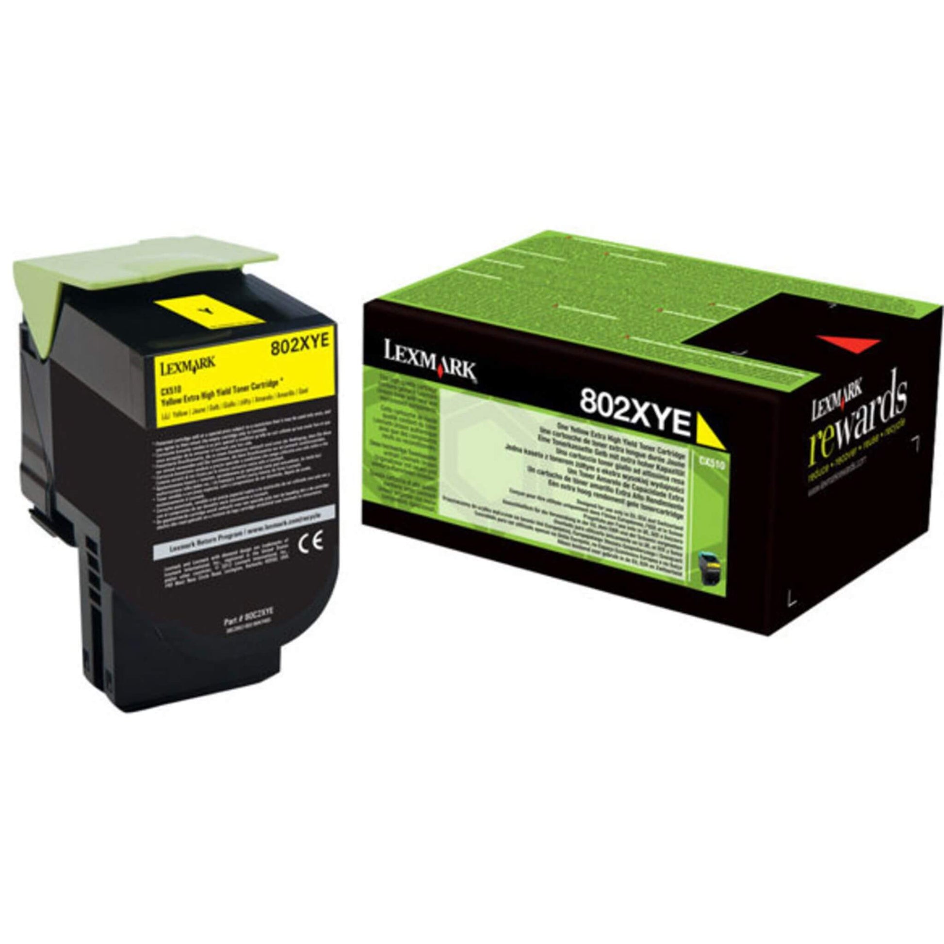 Keltainen värikasetti: Lexmark 80C2XYE | Finink.com