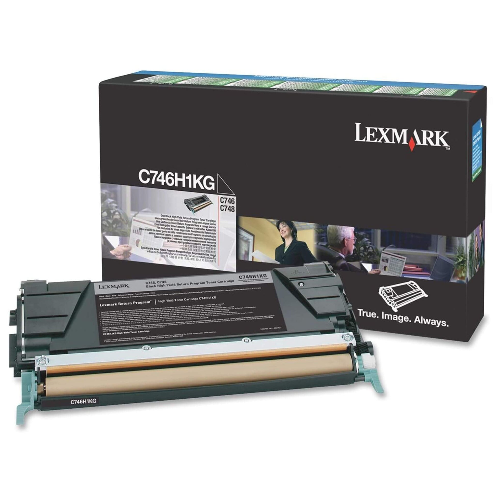 Musta värikasetti: Lexmark C746H1KG | Finink.com