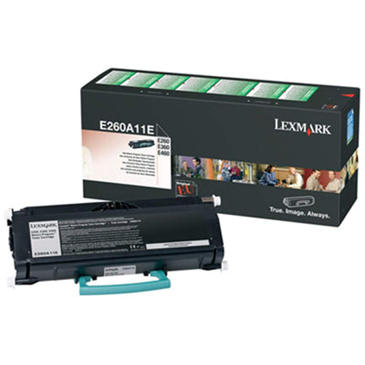 Musta värikasetti: Lexmark E260A11E (LRP) | Finink.com