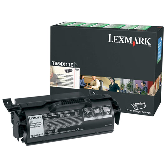 Musta värikasetti: Lexmark T654X11E LRP | Finink.com