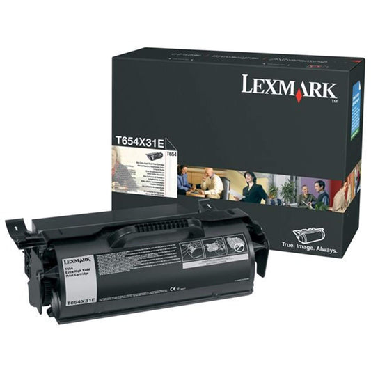 Musta värikasetti: Lexmark T654X31E | Finink.com