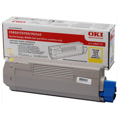 Keltainen värikasetti: OKI 43865721