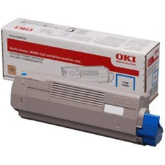 Cyan värikasetti: OKI 46490403