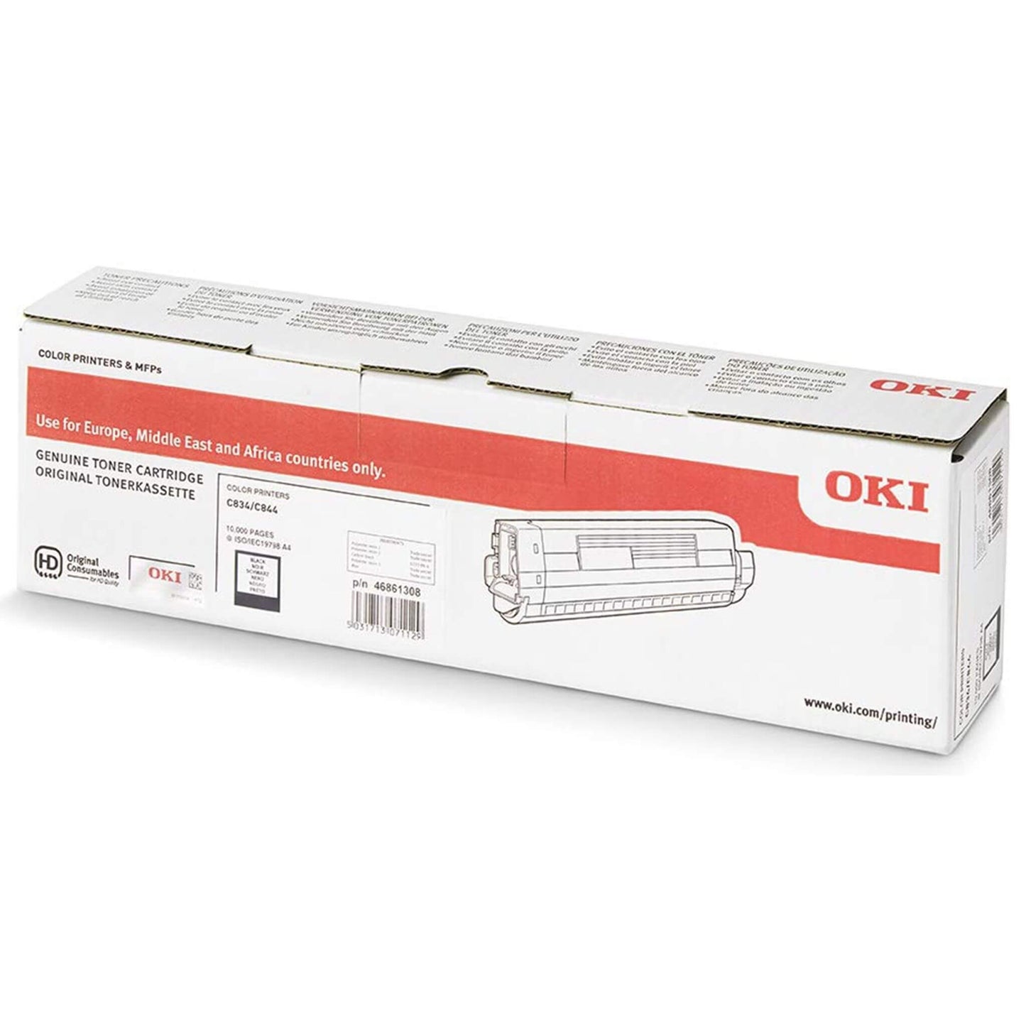 Musta värikasetti: Oki 46861308 | Finink.com