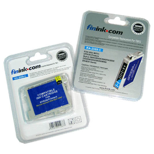 Cyan mustepatruuna, korvaa Epson T0612 | Finink.com