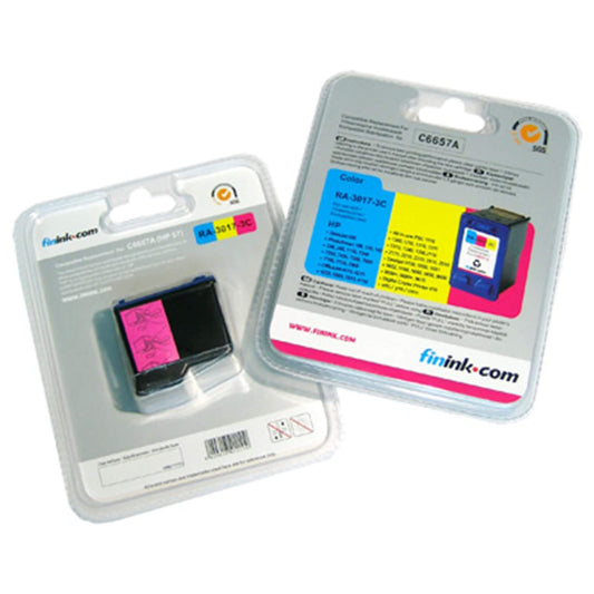 Kolmevärinen mustekasetti, korvaa HP C6657A (HP 57) | Finink.com