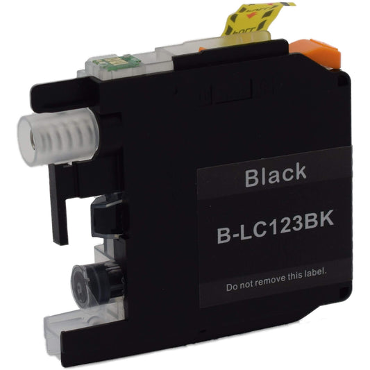 Musta mustepatruuna, korvaa Brother LC123BK | Finink.com