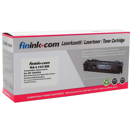 Musta värikasetti, korvaa HP CE505X (HP 05X) | Finink.com