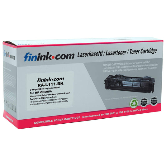 Musta värikasetti, korvaa HP CE505A (HP 05A) | Finink.com