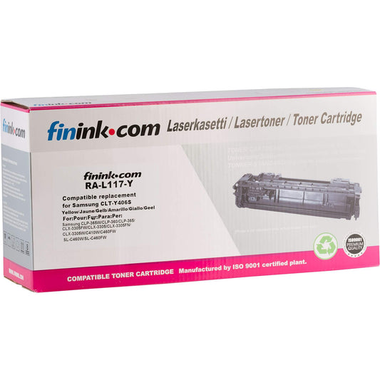 Keltainen värikasetti, korvaa Samsung CLT-Y406S | Finink.com