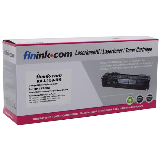 Musta värikasetti, korvaa HP CF280X (HP 80X) | Finink.com