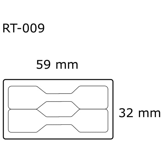 Koru- / hinnoittelutarra, korvaa Dymo 11351 | Finink.com