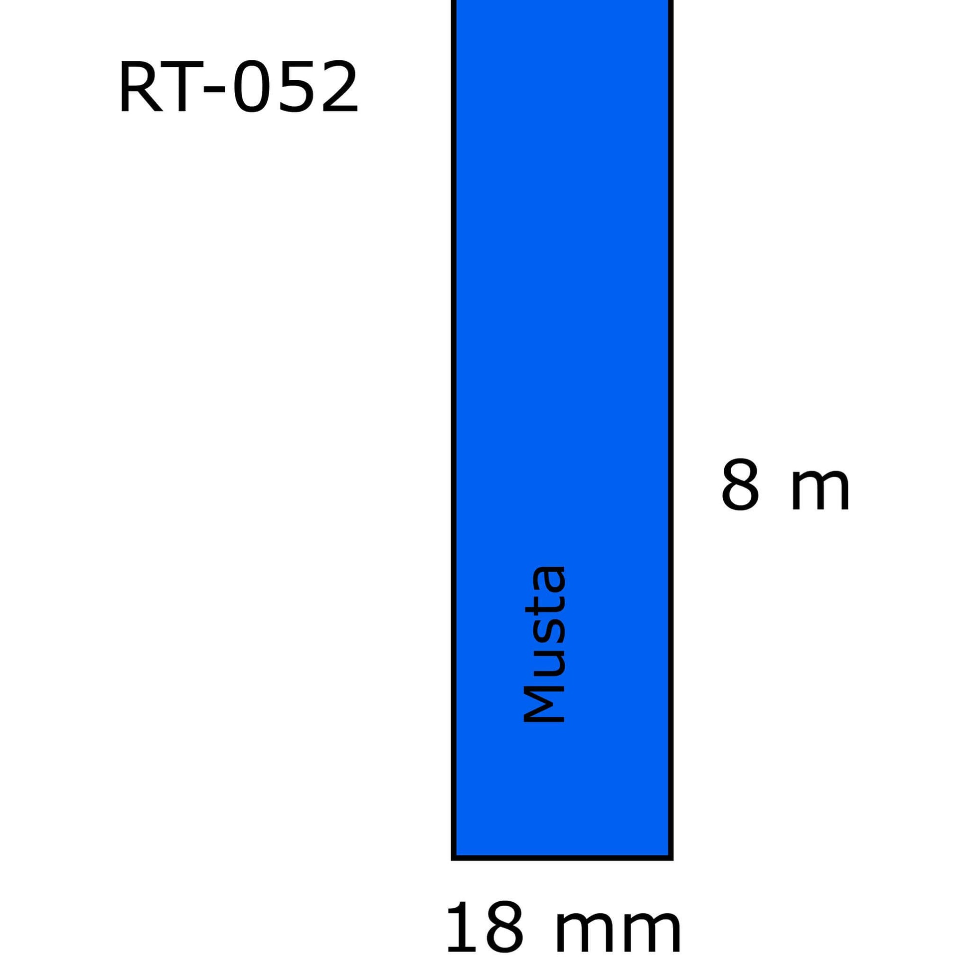 Laminoitu tarranauha, korvaa Brother TZe-541 | Finink.com