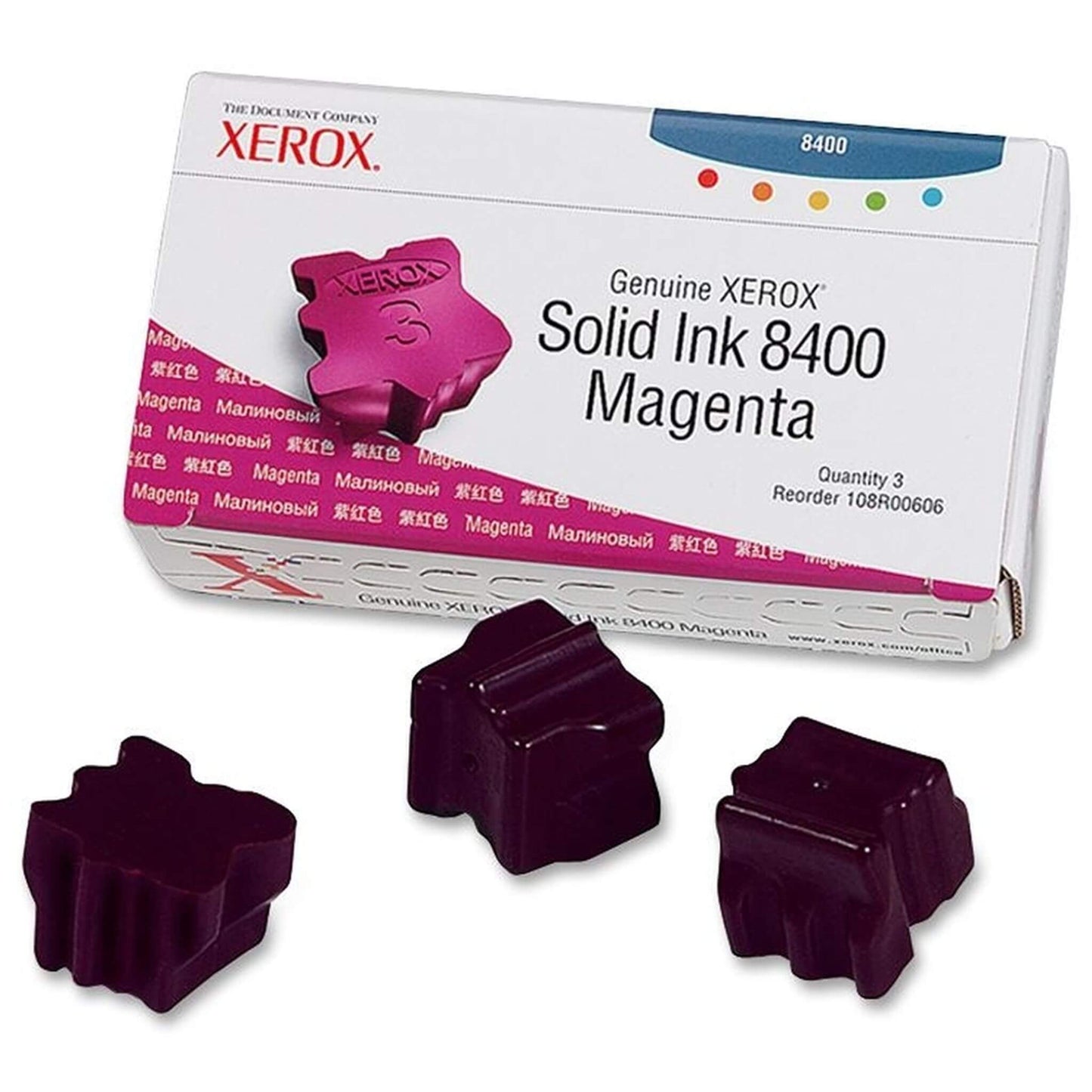 Magenta värikasetti: Xerox 108R00606 (3 STICKS) | Finink.com